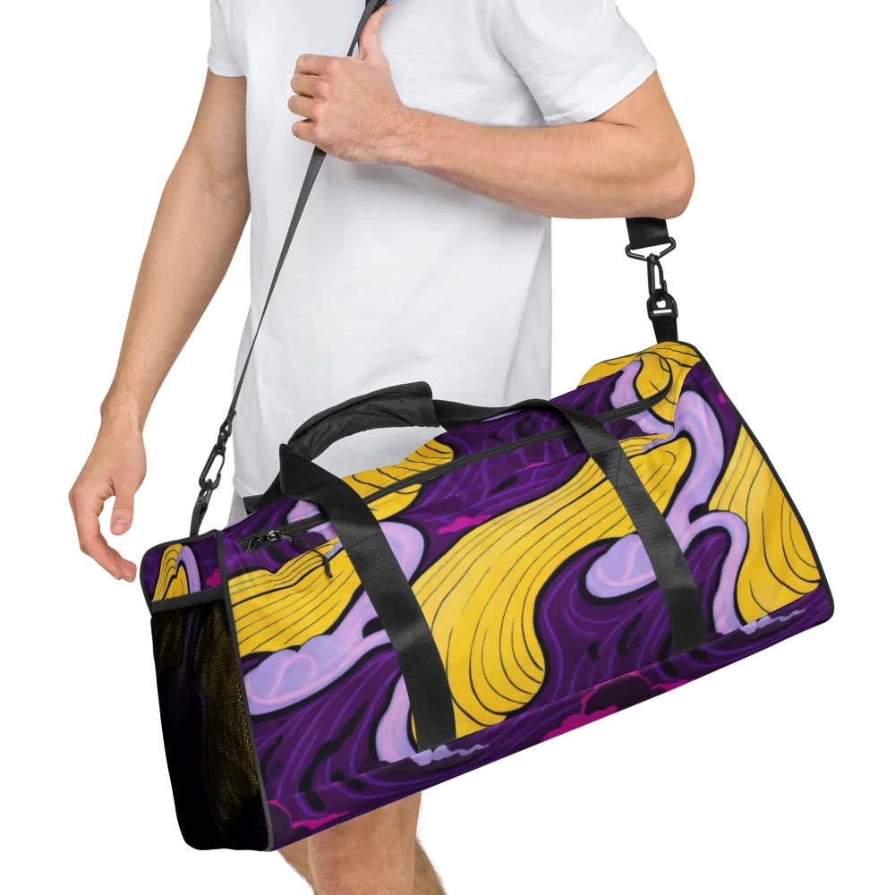 Neon Moonwash on Duffle Bag — Right Front
