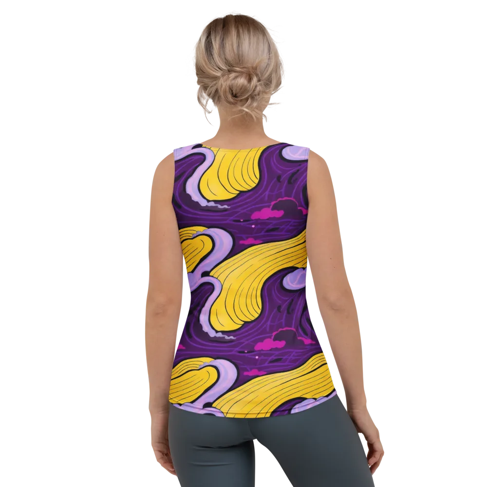 Neon Moonwash on Women's Tank Top — Back