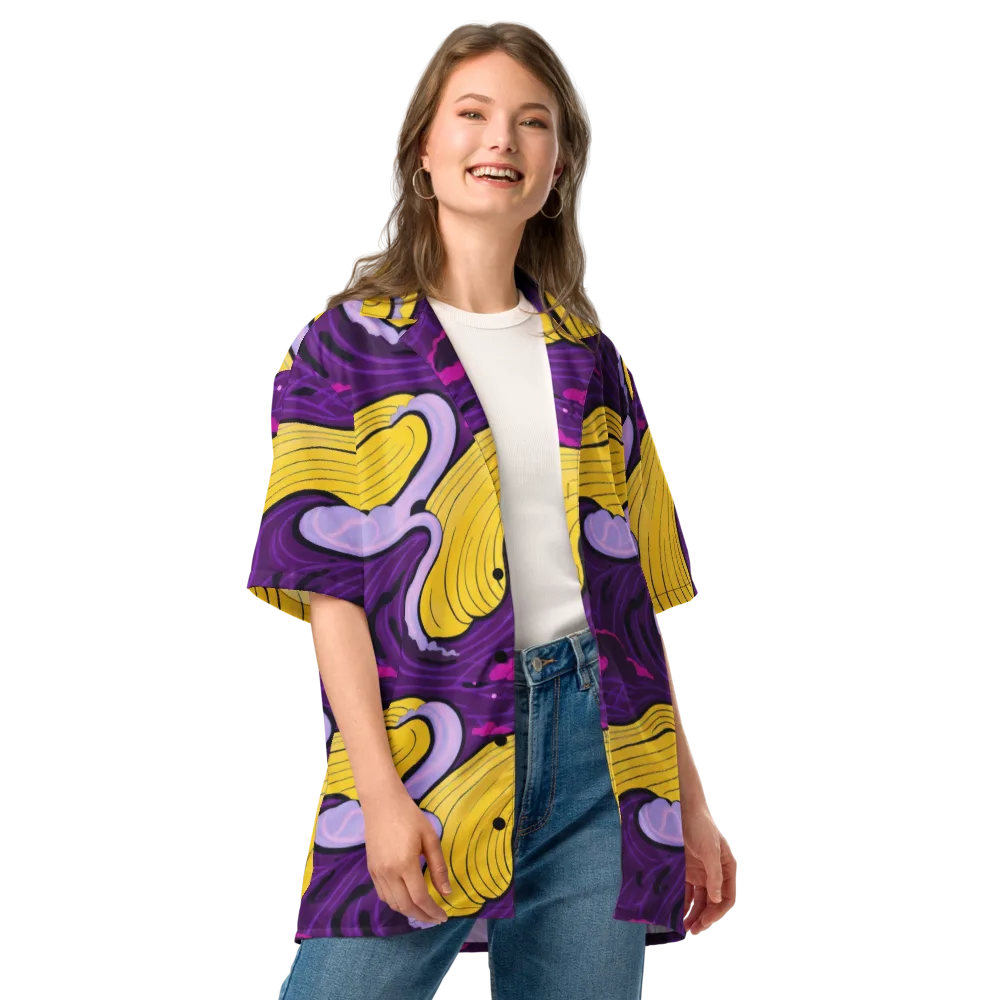 Neon Moonwash on Button Shirt — Front