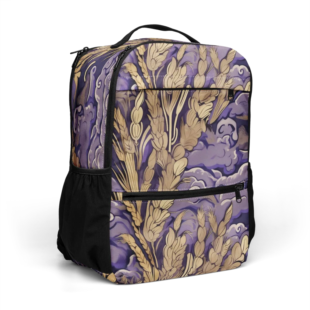 Amethyst Grain on Utility Backpack — Right Front