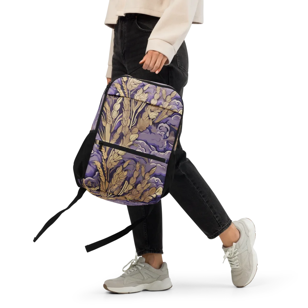 Amethyst Grain on Utility Backpack — Front