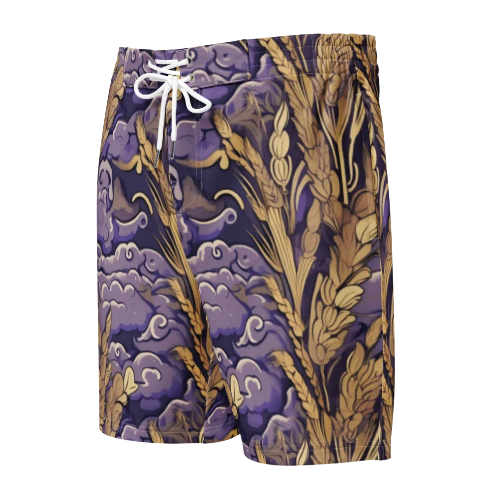 Amethyst Grain on Men's Board Shorts — Front