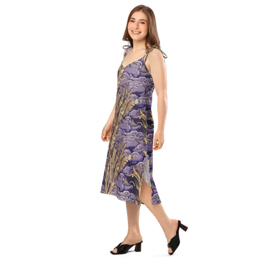 Amethyst Grain on a Slip Dress