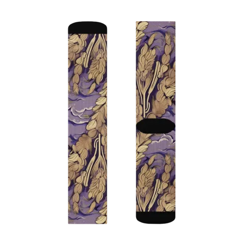 Amethyst Grain on a Socks
