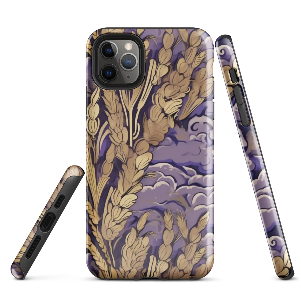 Amethyst Grain on Tough Case for iPhone® — Front