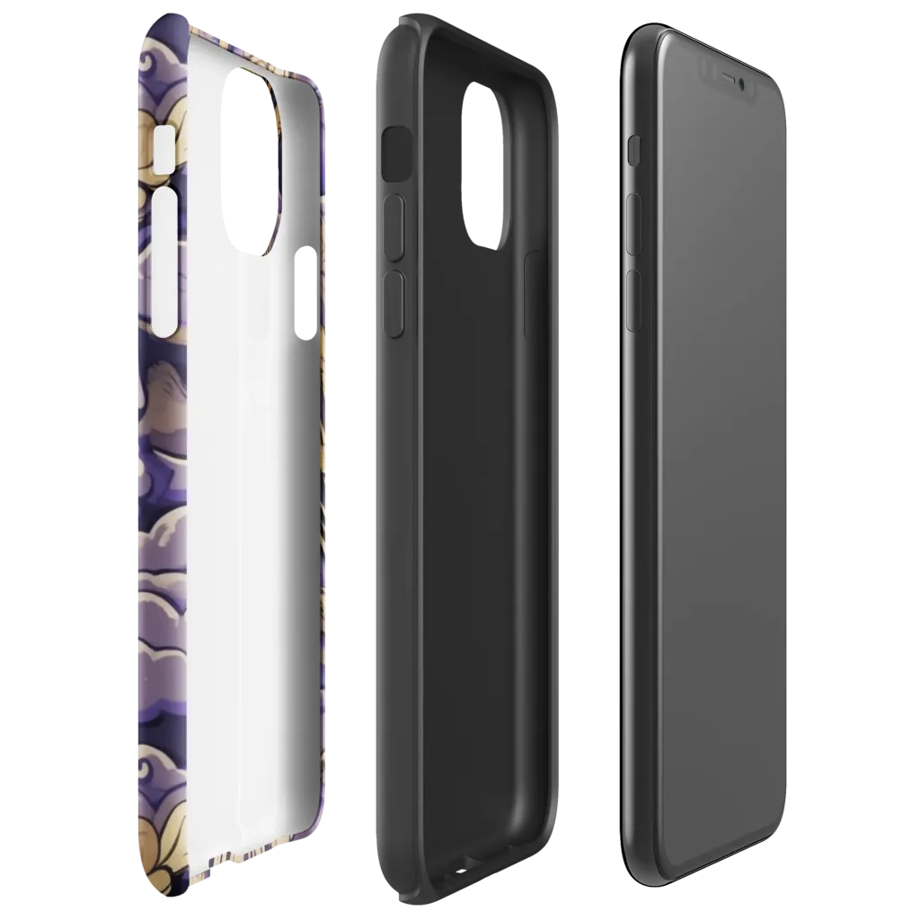 Amethyst Grain on Tough Case for iPhone® — Right