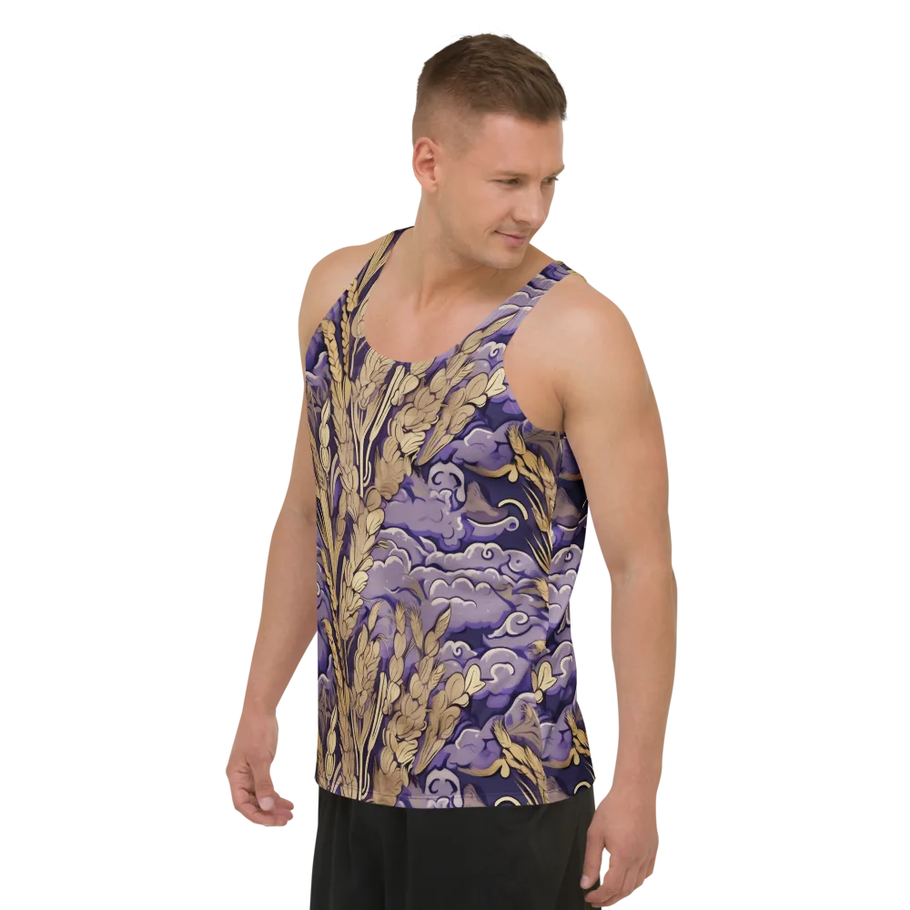 Amethyst Grain on Men's Tank Top — Left Front