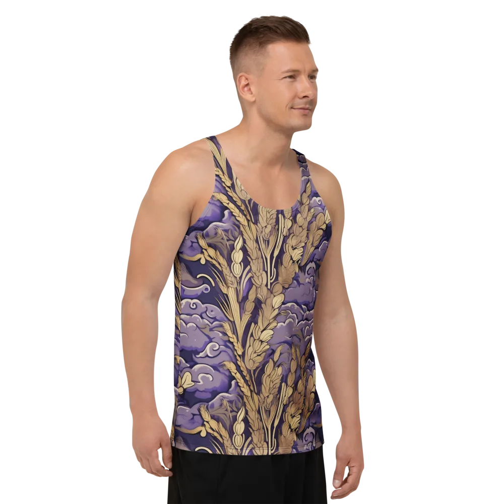 Amethyst Grain on Men's Tank Top — Right Front