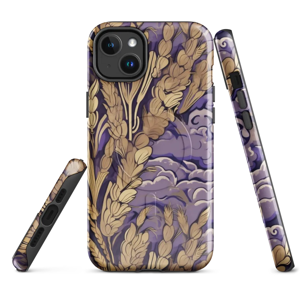 Amethyst Grain on MagSafe Tough Case for iPhone® — Front