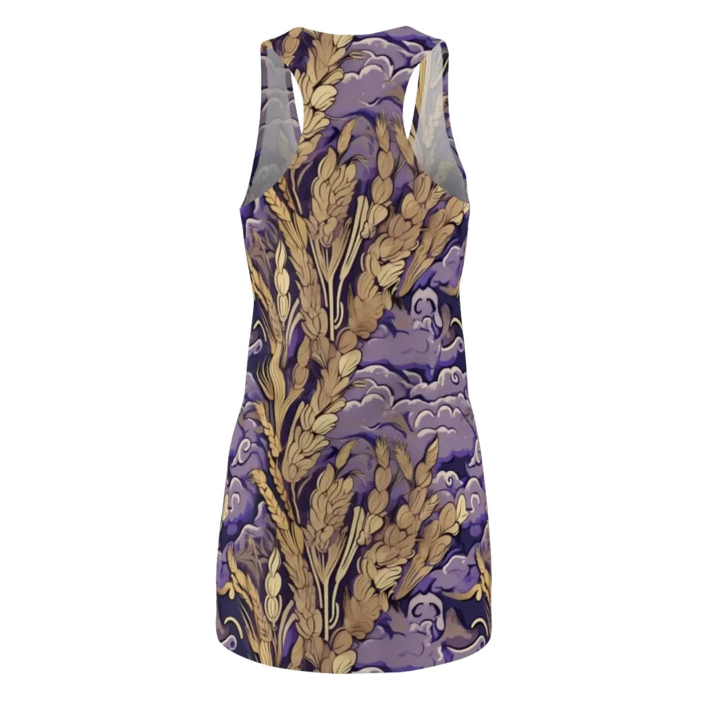 Amethyst Grain on Racerback Dress — Back