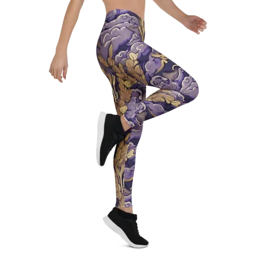 Amethyst Grain on a Leggings