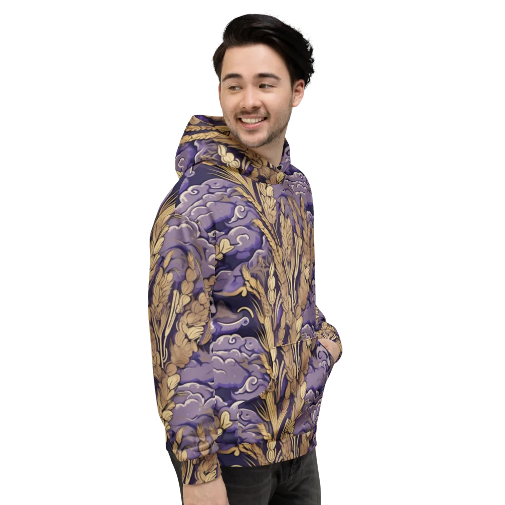 Amethyst Grain on Hoodie — Right