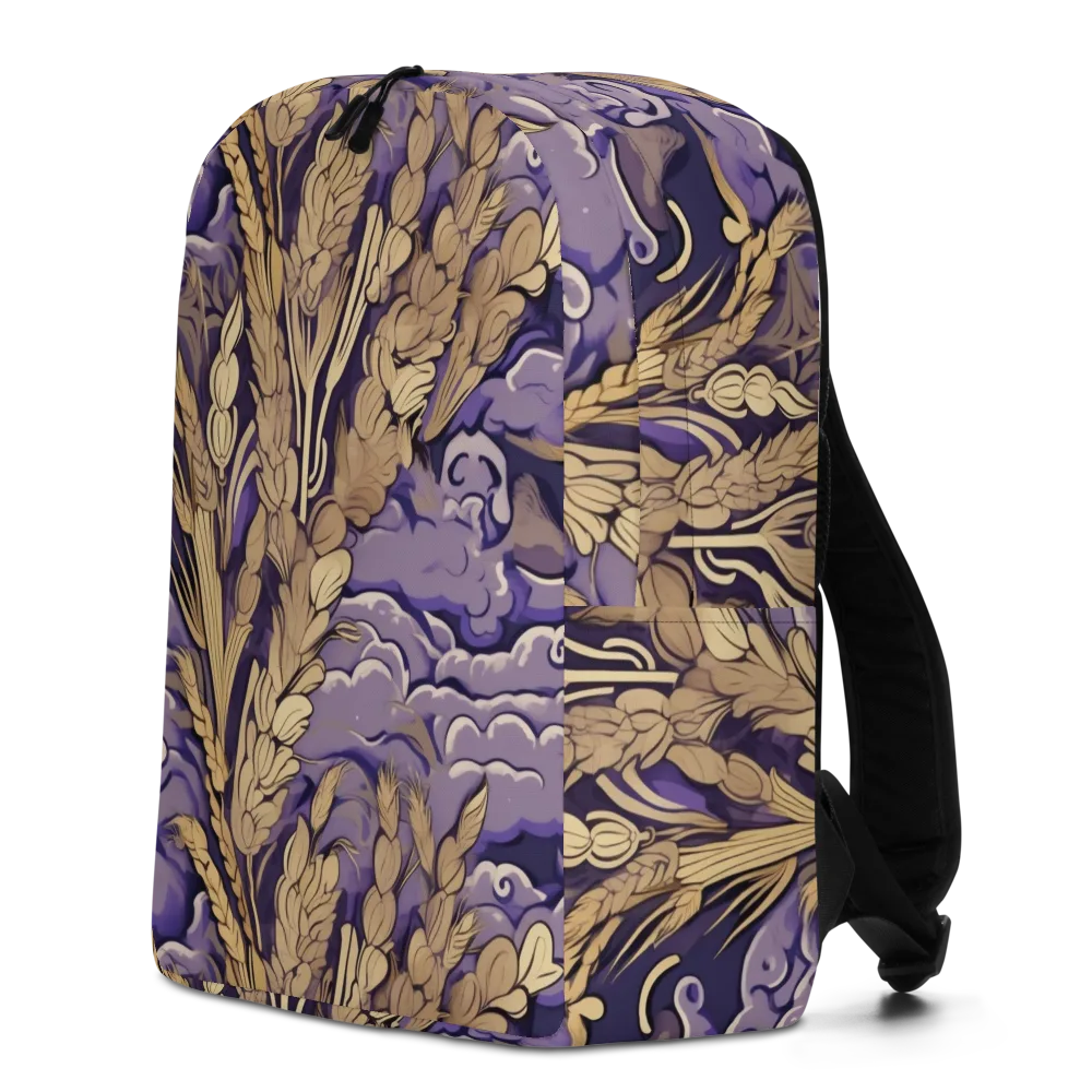 Amethyst Grain on Minimalist Backpack — Left