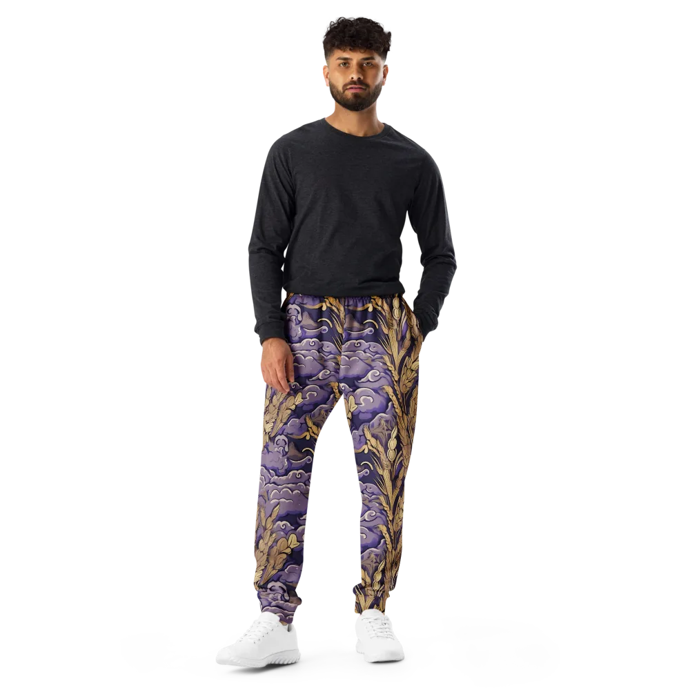 Amethyst Grain on Men's Joggers — Front