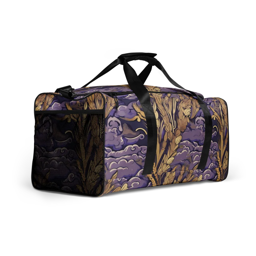 Amethyst Grain on Duffle Bag — Right Front
