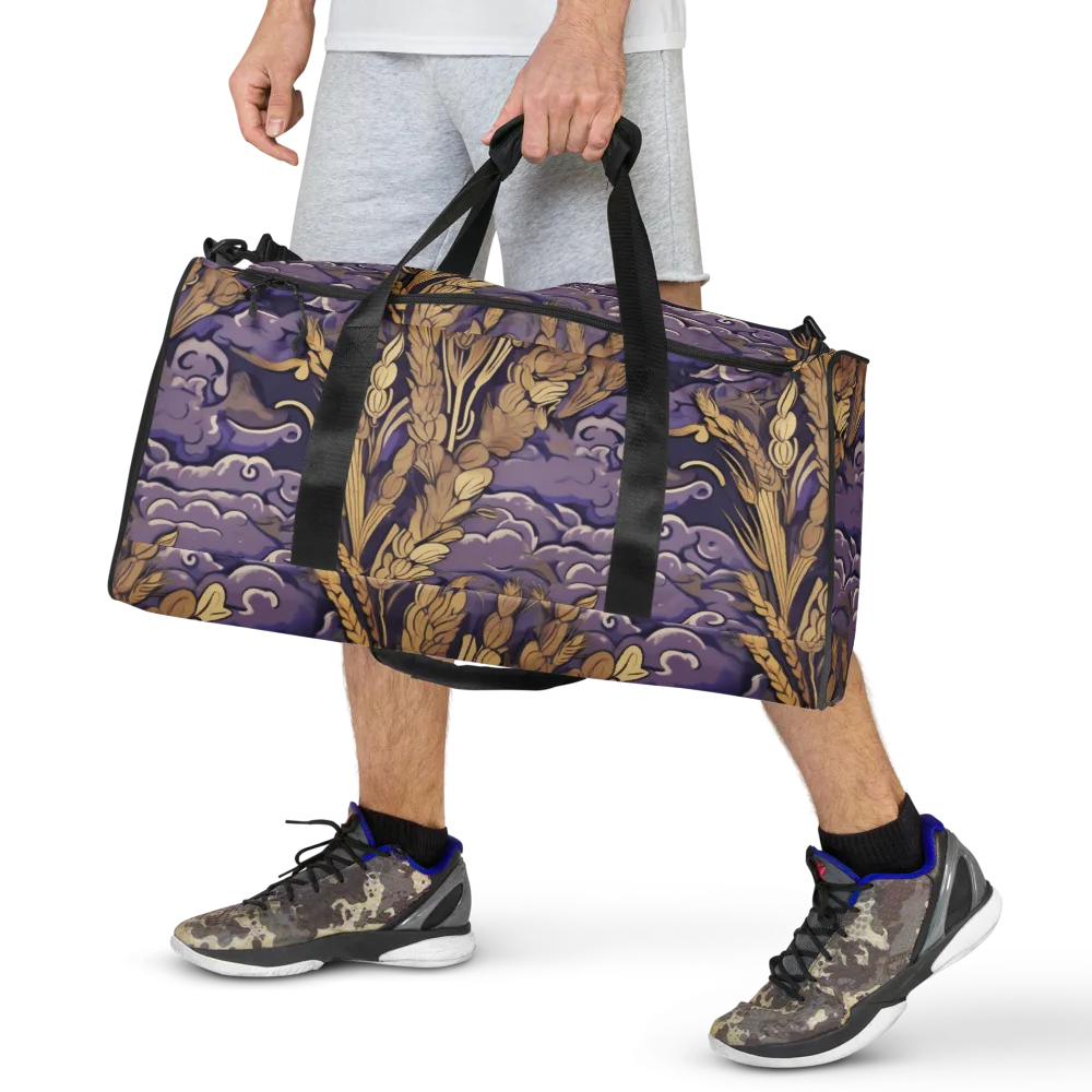 Amethyst Grain on Duffle Bag — Front