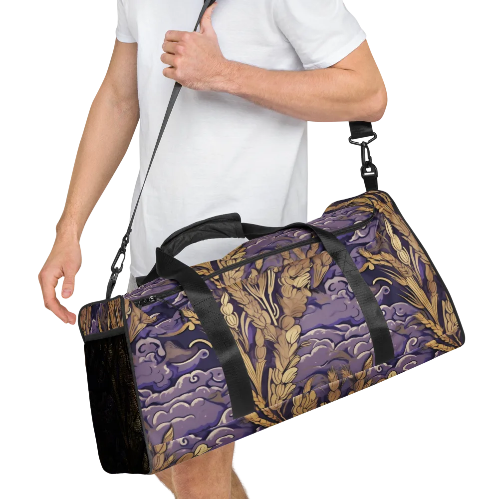 Amethyst Grain on Duffle Bag — Right Front