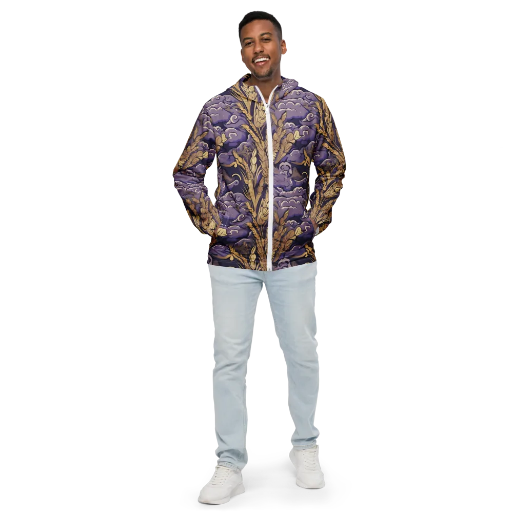 Amethyst Grain on Men's Windbreaker — Front