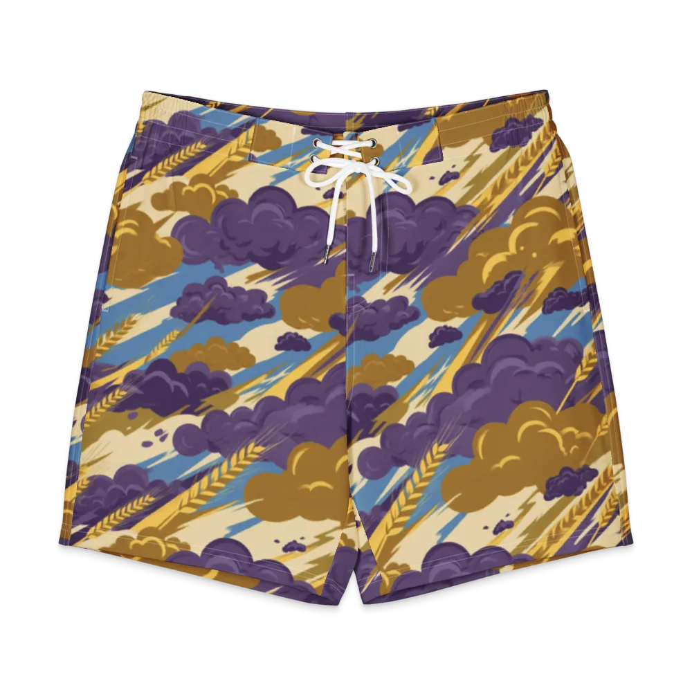 Harvest Tempest on Men's Board Shorts — Front