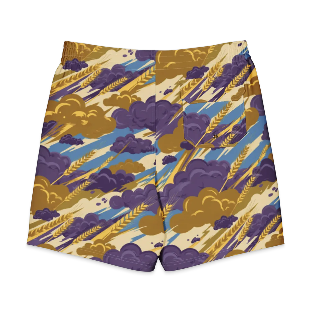 Harvest Tempest on Men's Board Shorts — Back