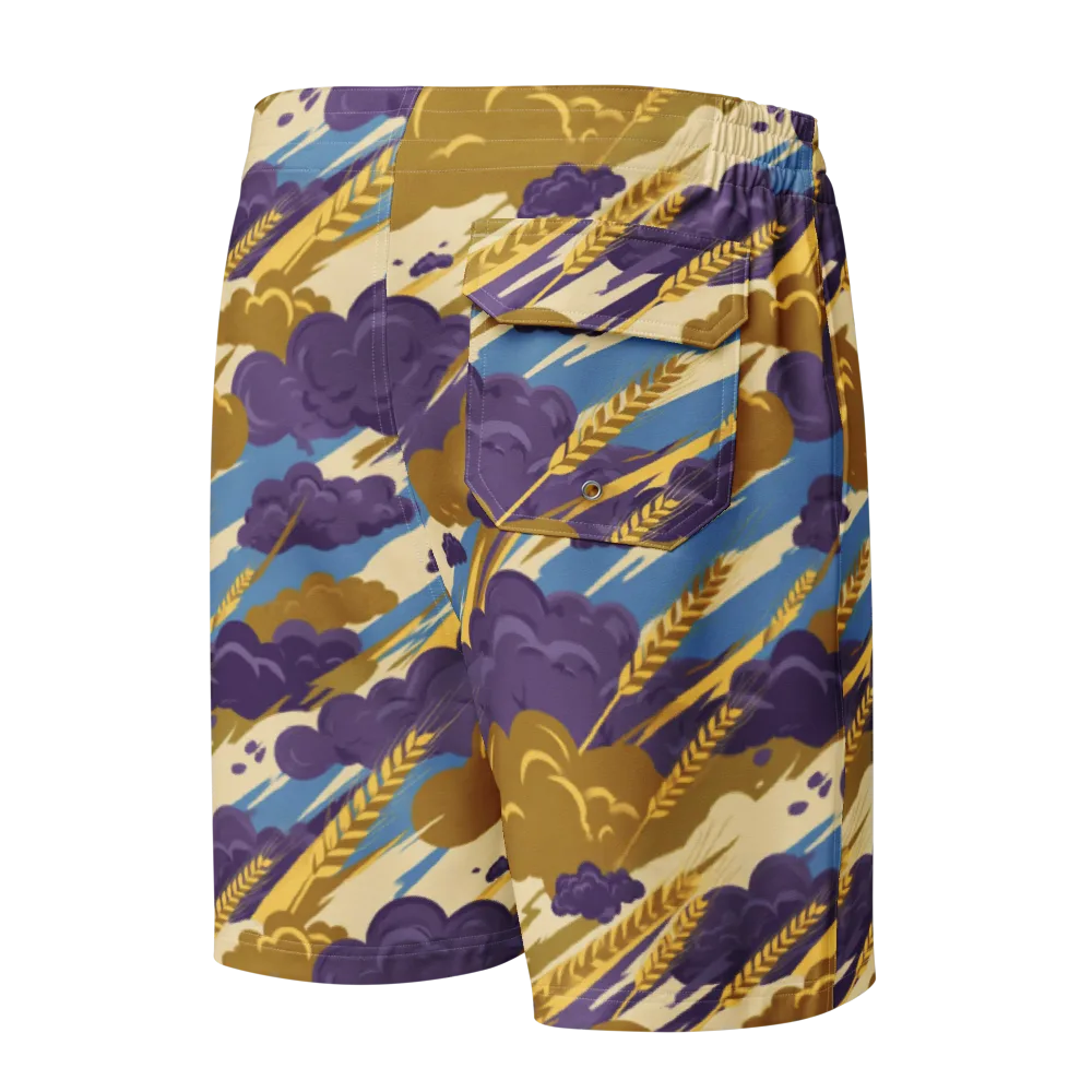 Harvest Tempest on Men's Board Shorts — Back