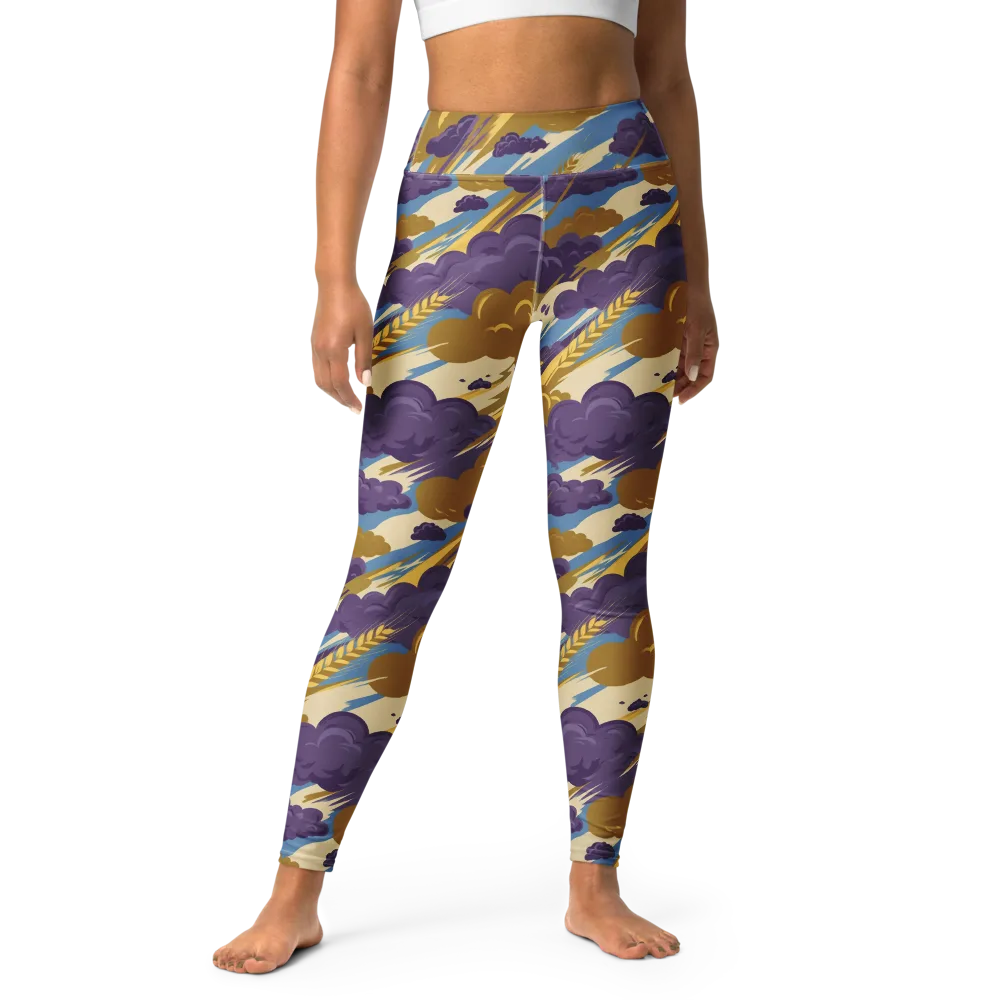 Harvest Tempest on Yoga Leggings — Front