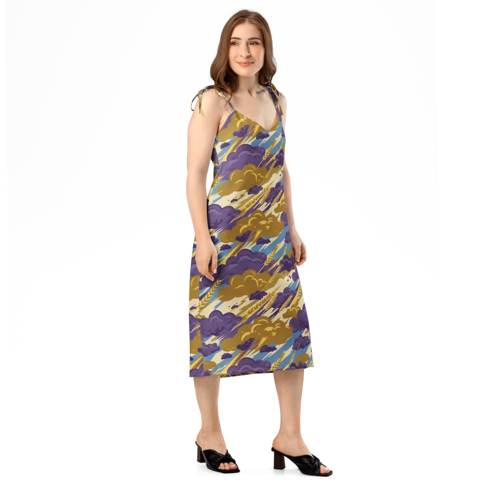 Harvest Tempest on Slip Dress — Right Front