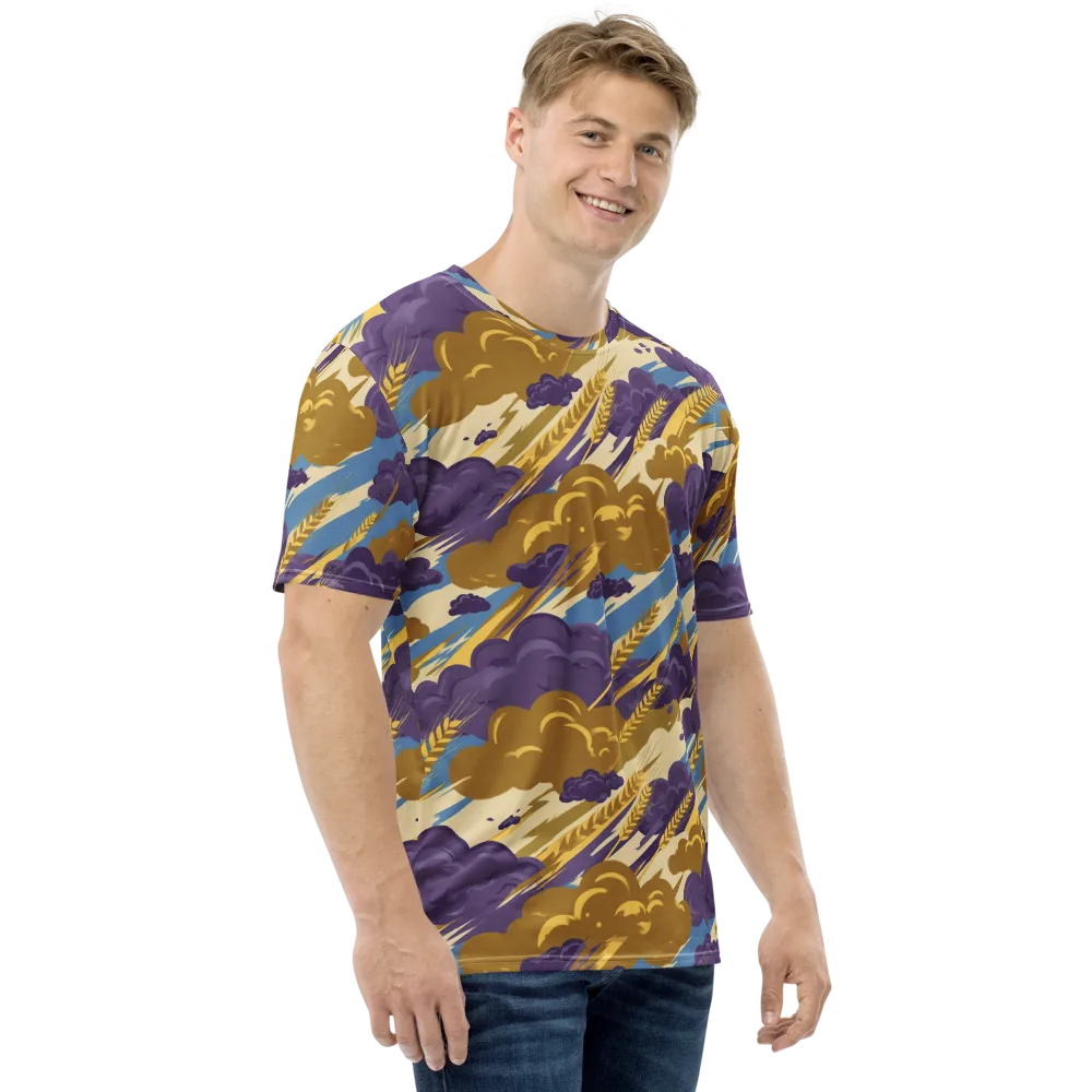 Harvest Tempest on Men's Crew Neck T-Shirt — Right