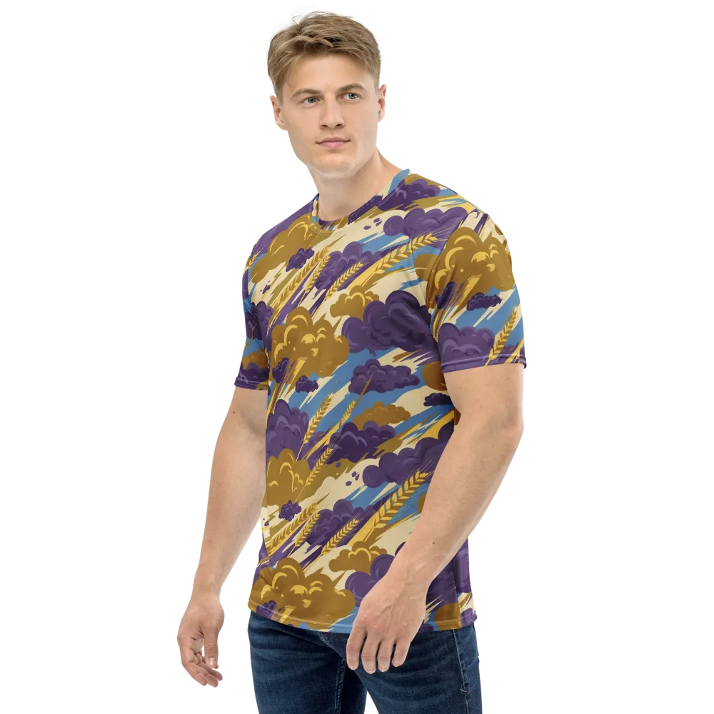 Harvest Tempest on Men's Crew Neck T-Shirt — Left