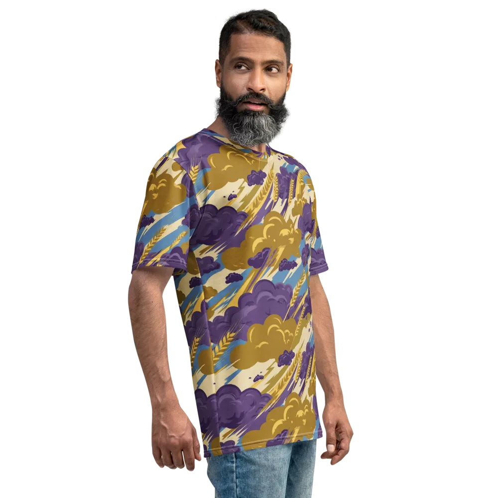 Harvest Tempest on Men's Crew Neck T-Shirt — Right