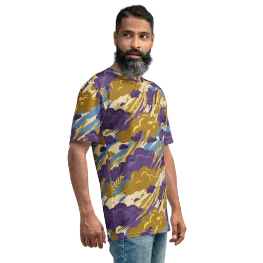 Harvest Tempest on a Men's Crew Neck T-Shirt