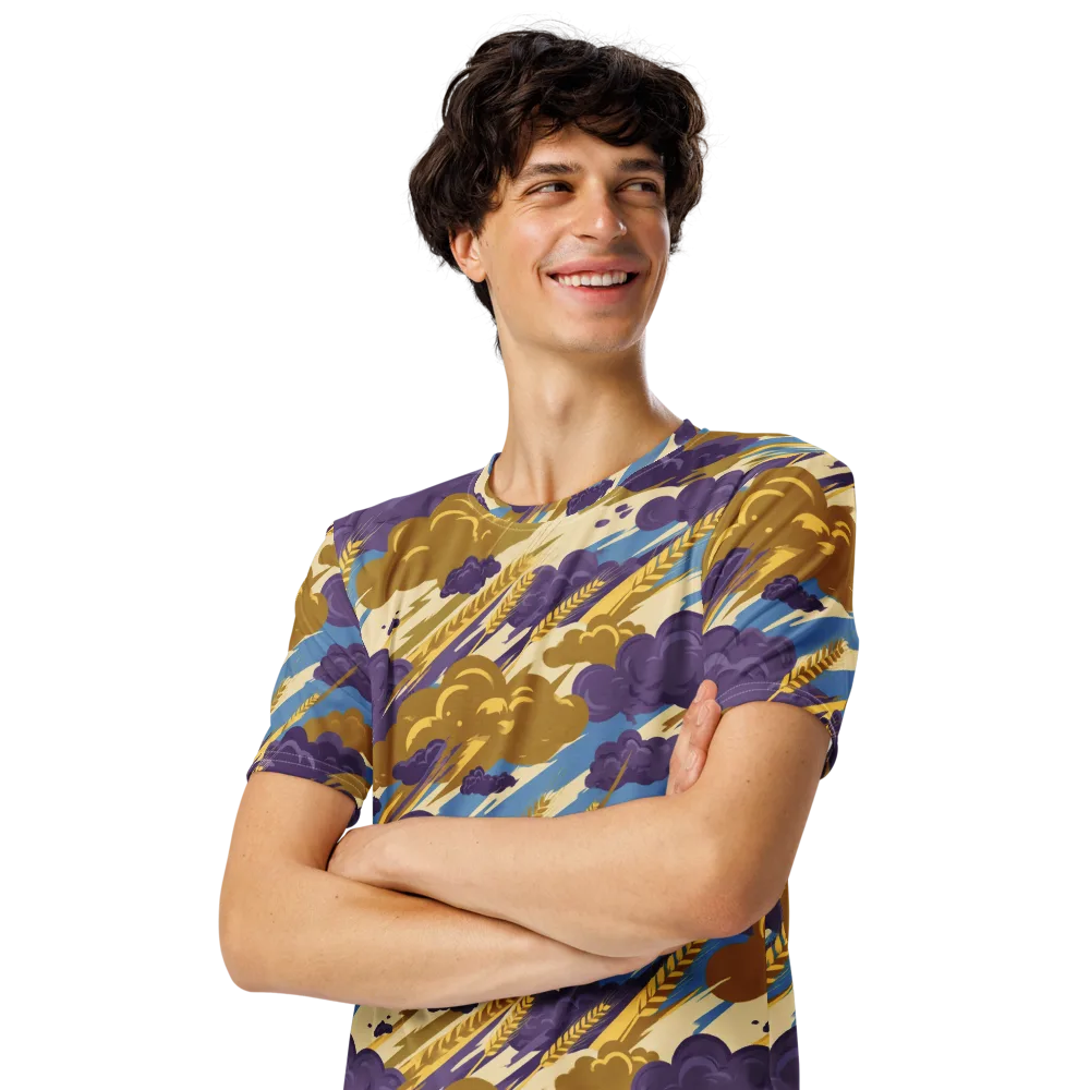 Harvest Tempest on Men's Crew Neck T-Shirt — Left Front