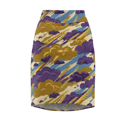 Harvest Tempest on a Pencil Skirt