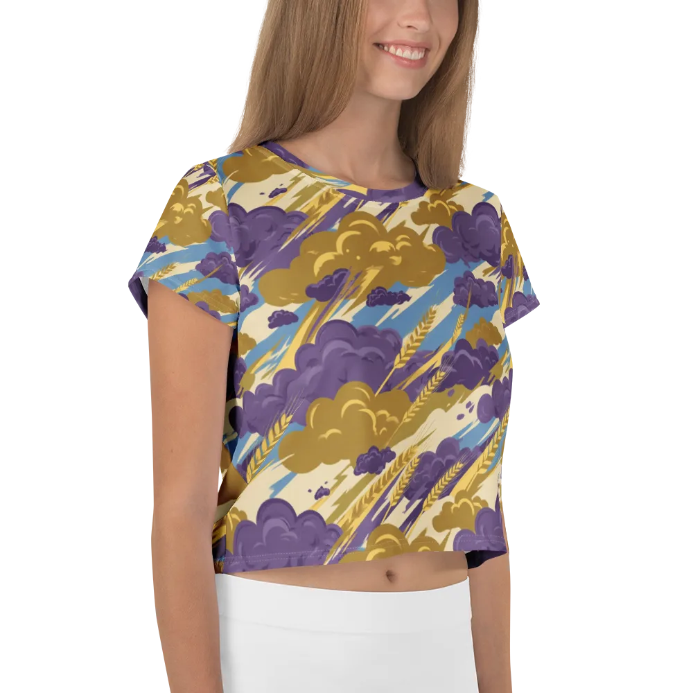 Harvest Tempest on Crop Tee — Right
