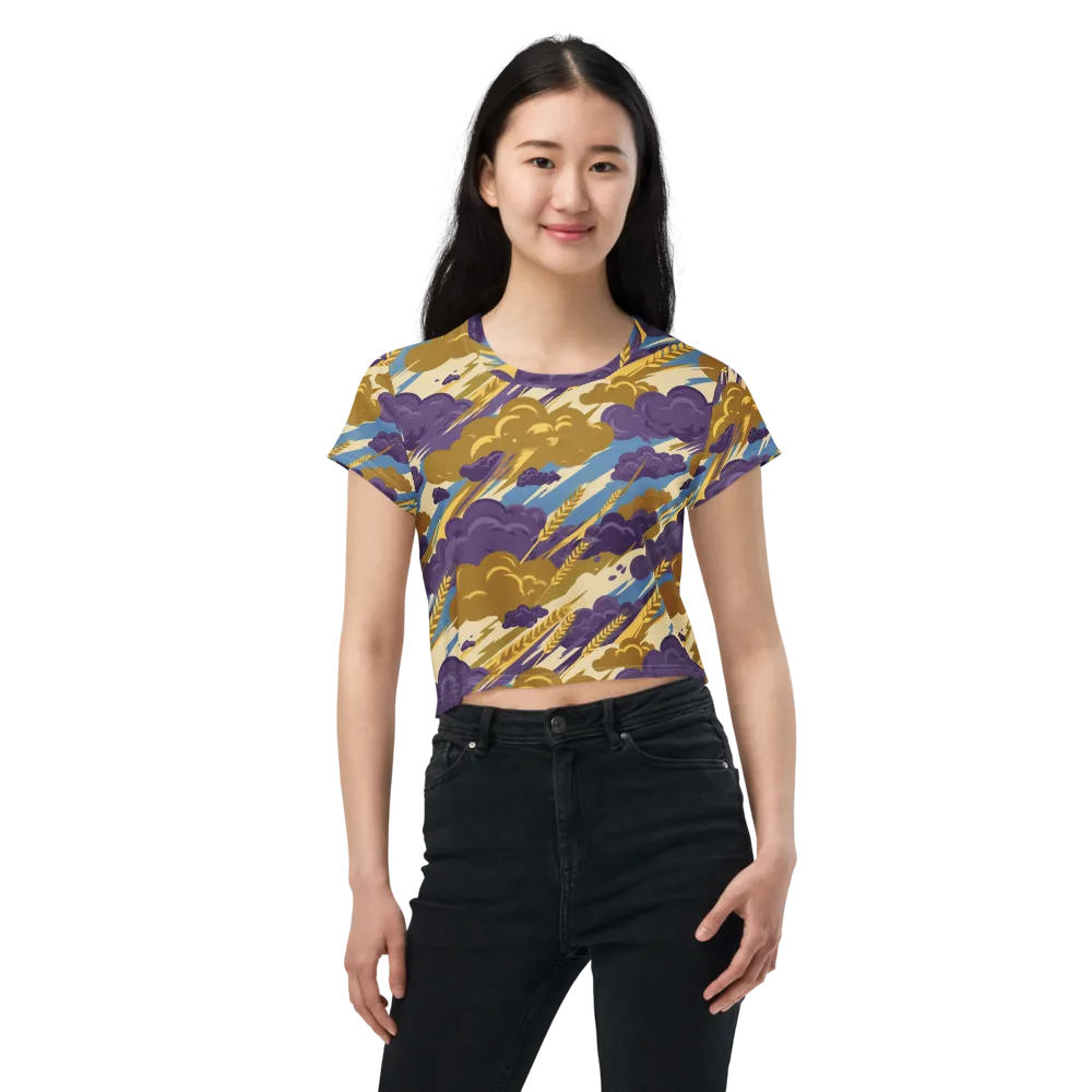 Harvest Tempest on Crop Tee — Front