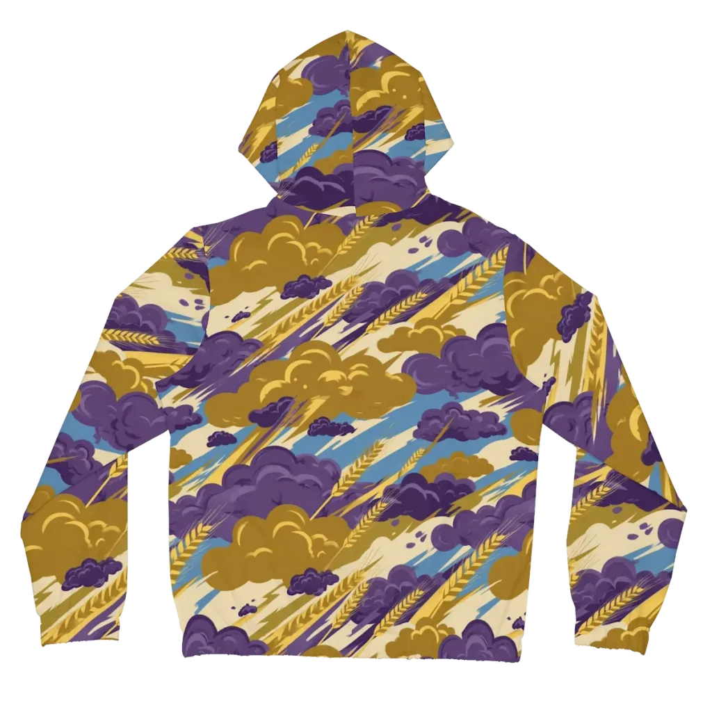 Harvest Tempest on Women's Full-Zip Hoodie — Back