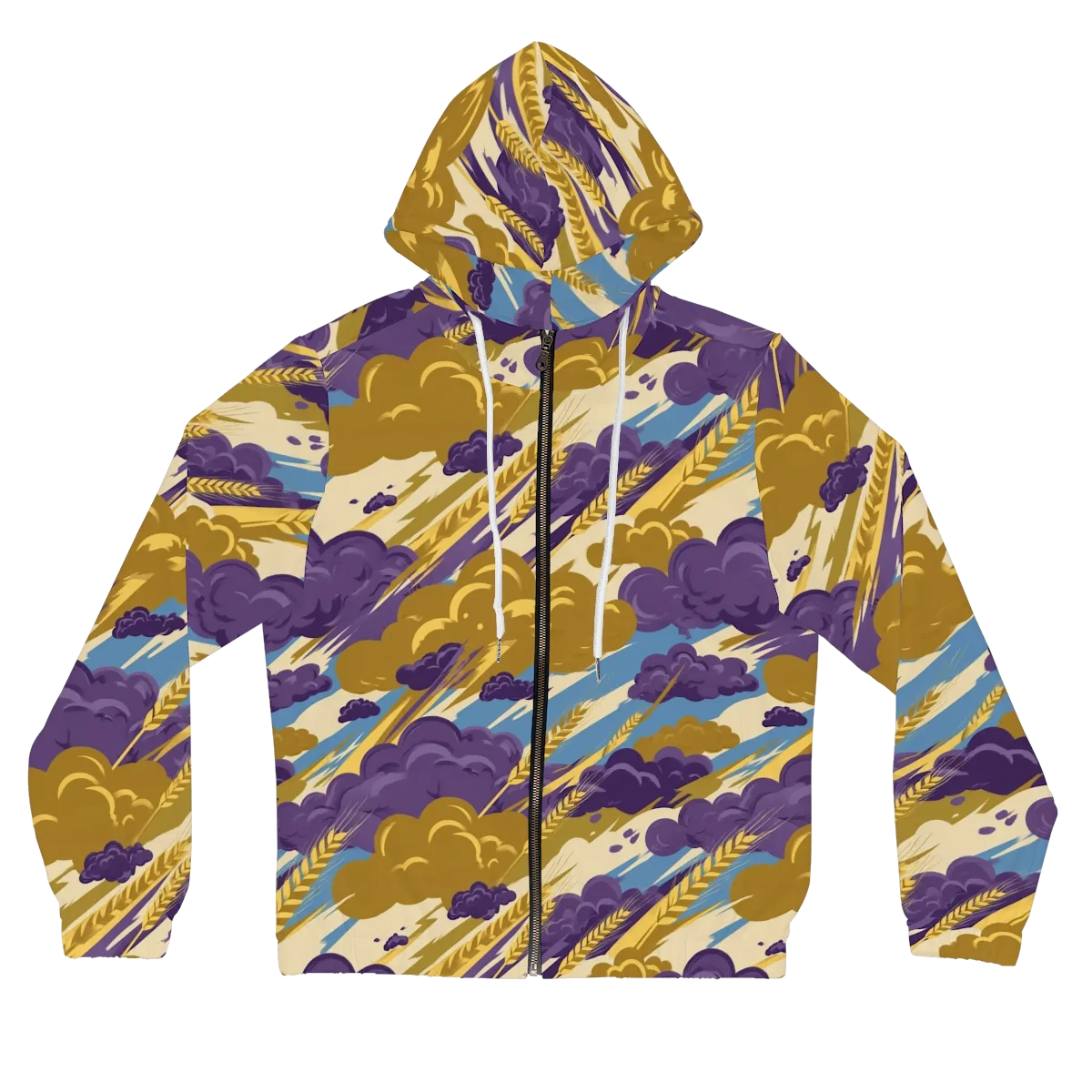 Harvest Tempest on Women's Full-Zip Hoodie — Front