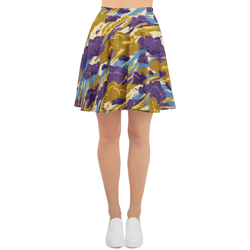 Harvest Tempest on Skater Skirt — Front