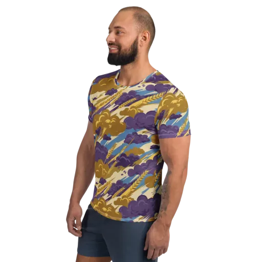 Harvest Tempest on a Men's Athletic T-Shirt