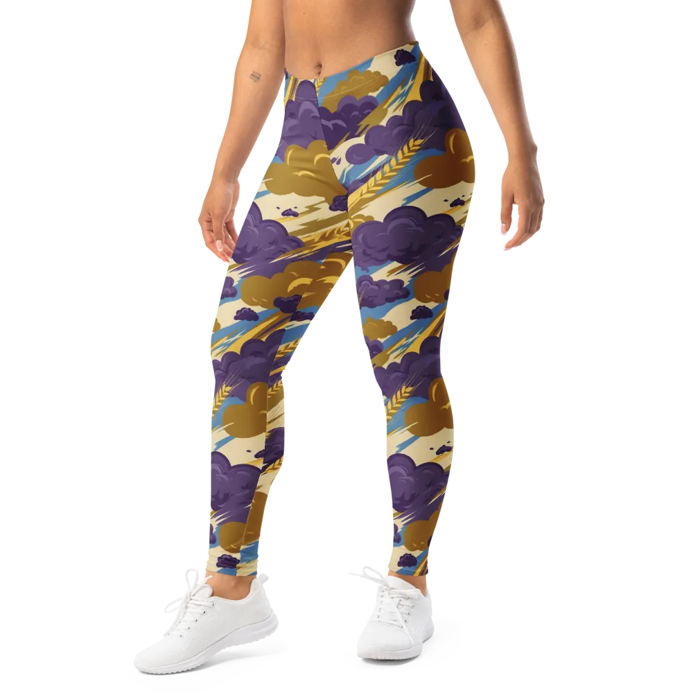 Harvest Tempest on Leggings — Left Front