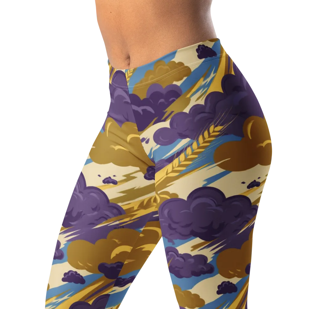 Harvest Tempest on Leggings — Left Front