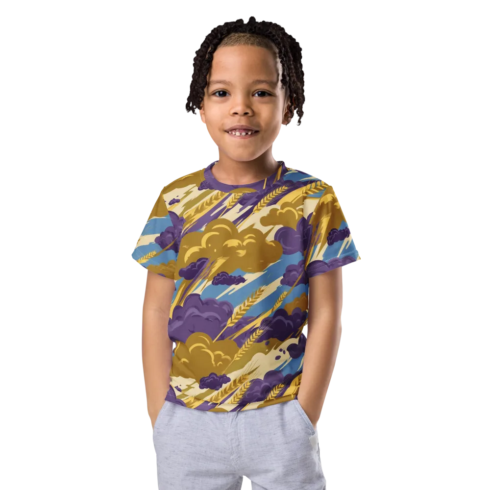 Harvest Tempest on Kids Crew Neck T-Shirt — Front