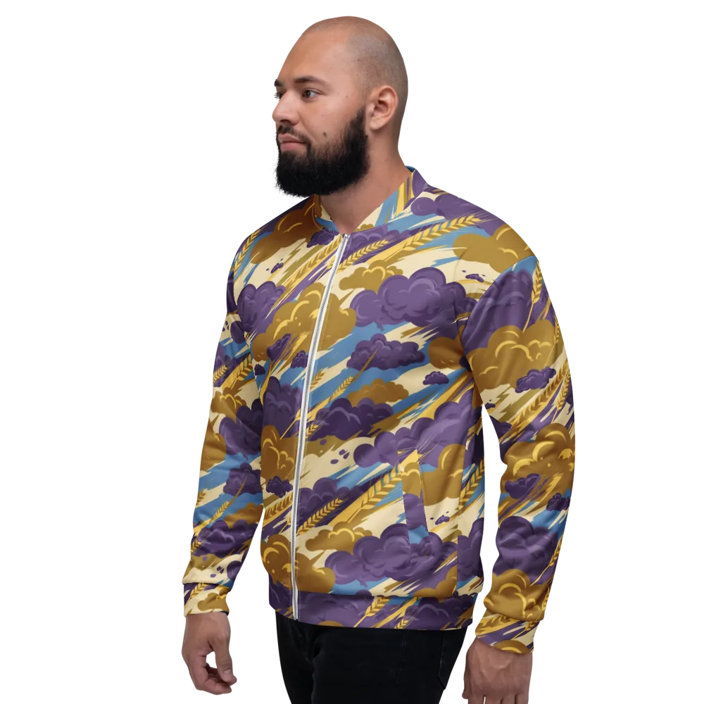Harvest Tempest on Bomber Jacket — Left