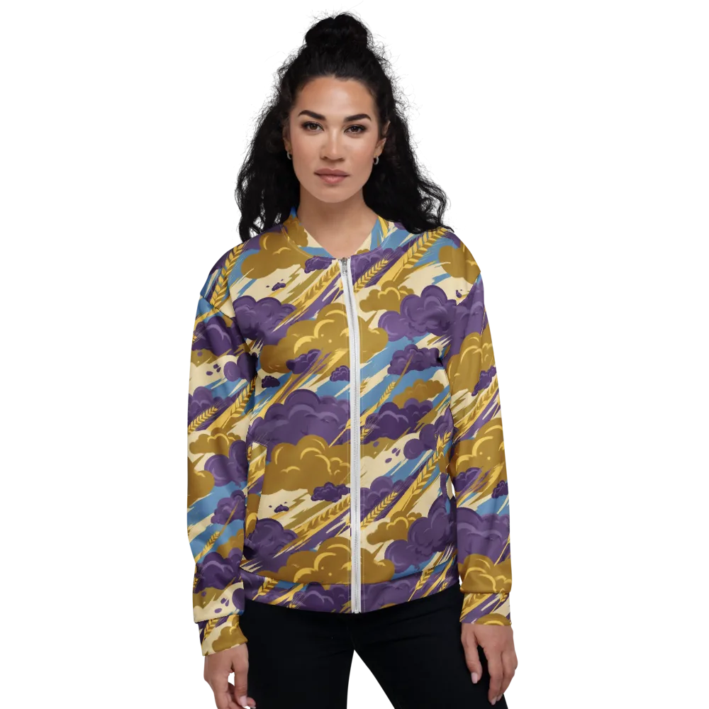Harvest Tempest on Bomber Jacket — Front