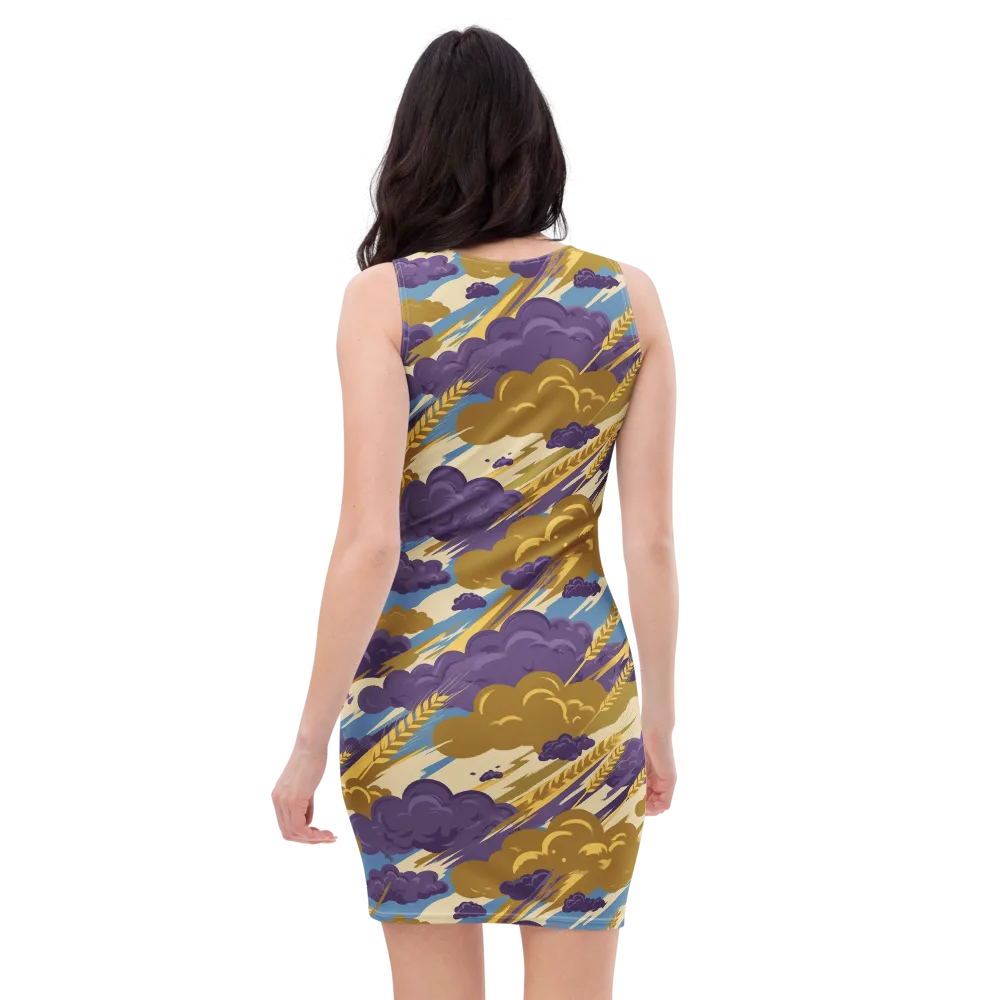 Harvest Tempest on Bodycon Dress — Back