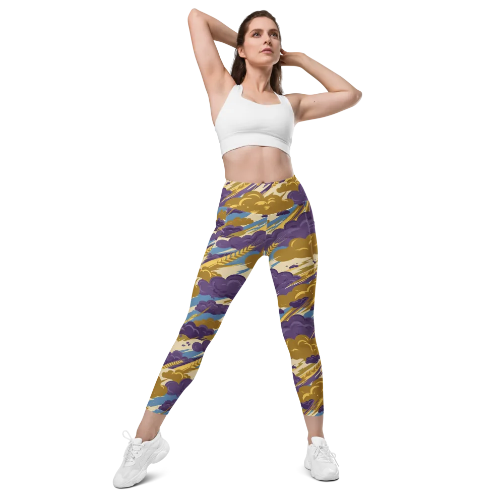 Harvest Tempest on Leggings with Pockets — Front