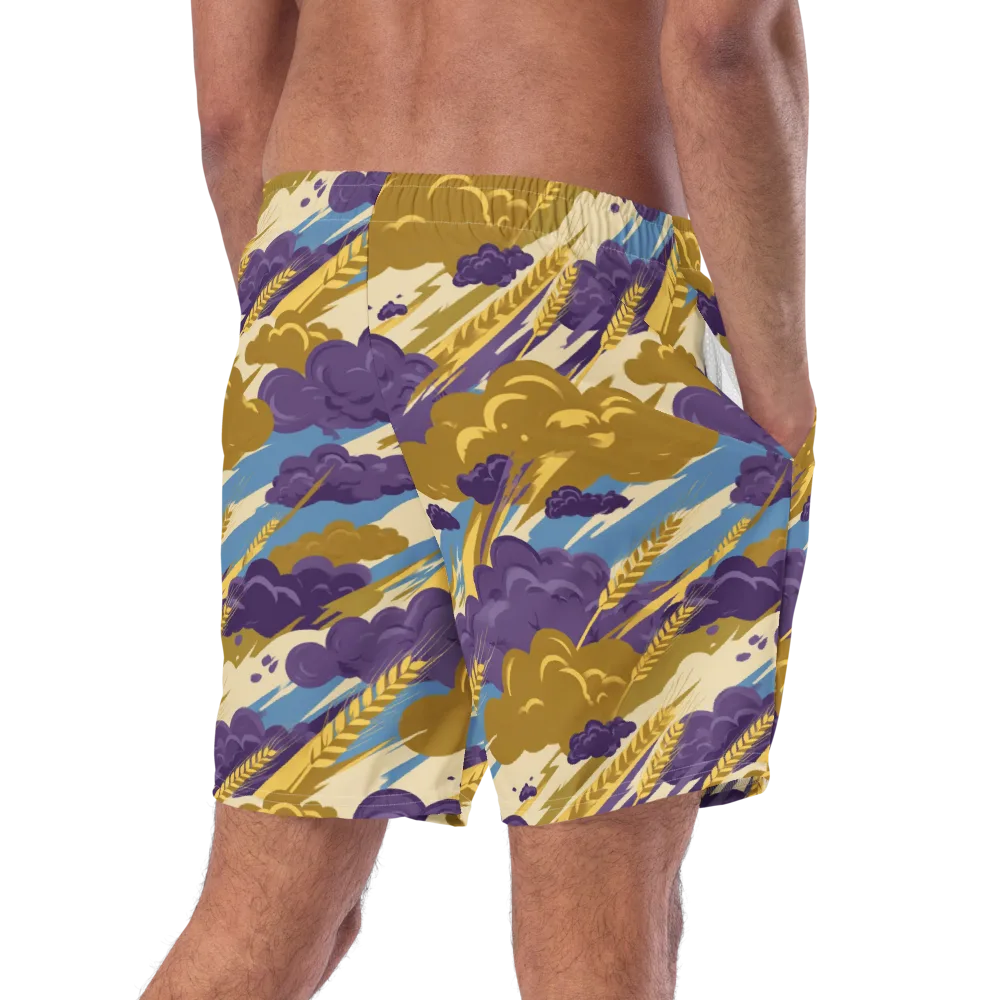 Harvest Tempest on Swim Trunks — Right Back