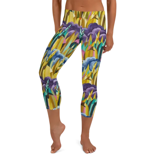 Thundergrass on a Capri Leggings