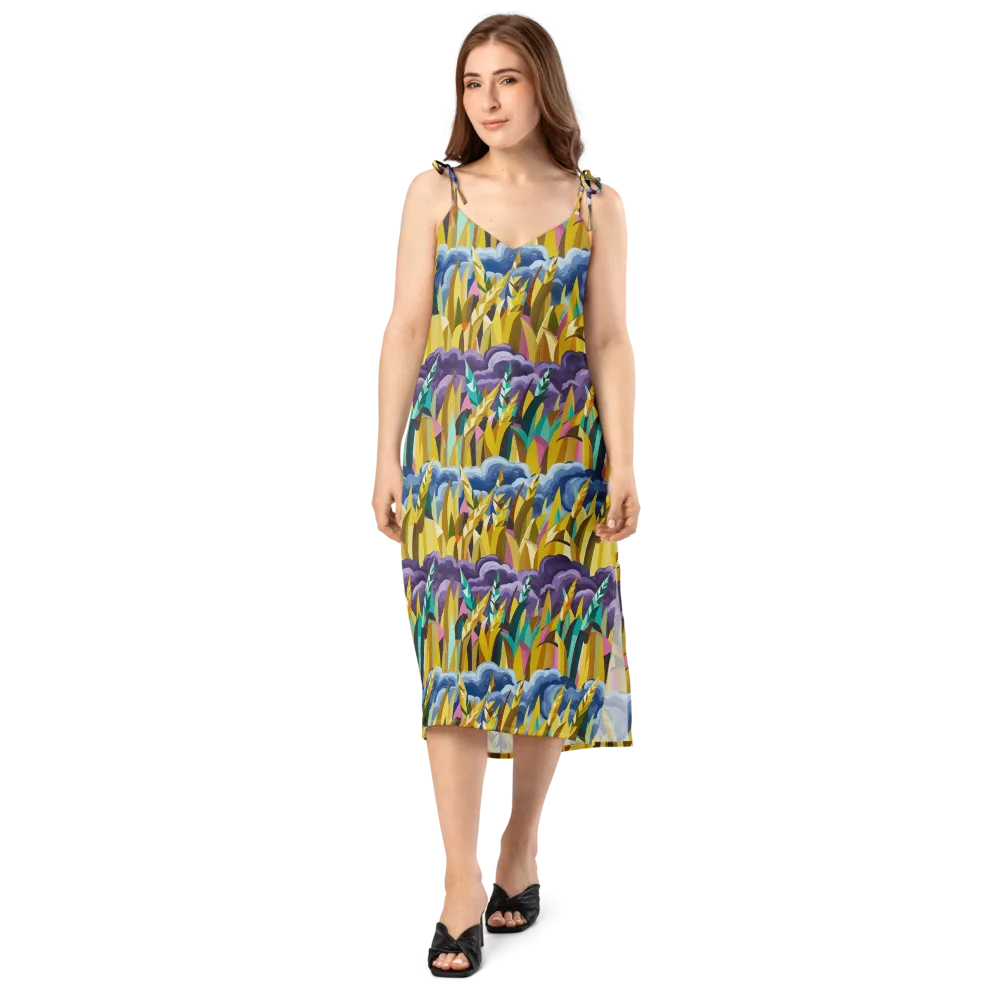 Thundergrass on Slip Dress — Front