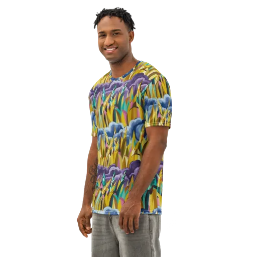 Thundergrass on a Men's Cotton Crew Neck T-Shirt